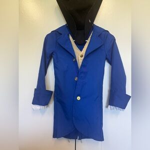 Colonial jacket and hat.  Halloween costume or history themed day at school
